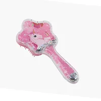 Unicorn Mermaid Star Sequins Comb Massage Children Comb Cute Girl Comb Carry Long Hair Anti-knot Comb Hair Brush 2