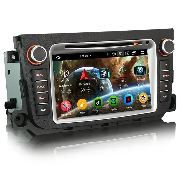EU 스톡 Erisin ES6733S 안드로이드 13 스마트 포투 스테레오용, CarPlay 자동 지원, 4G GPS DSP GPS 시스템 탑재
