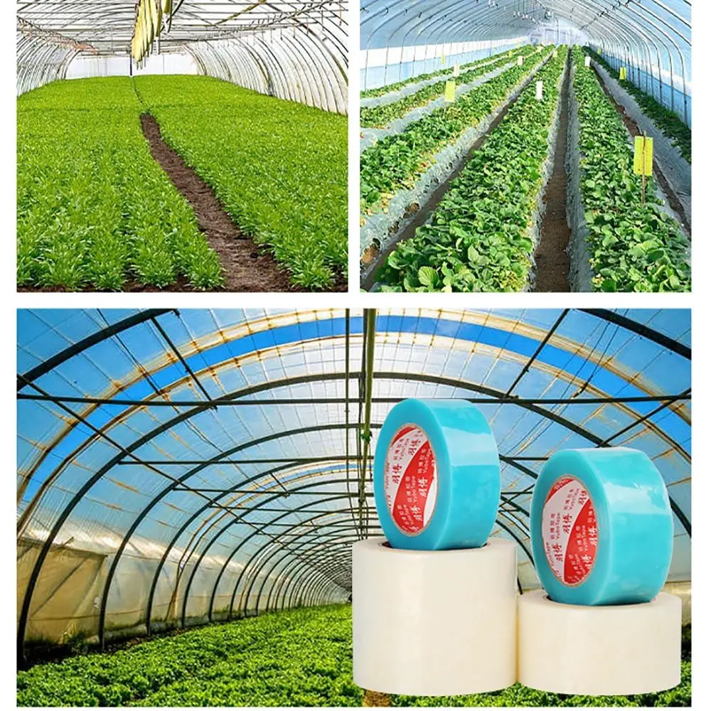 New UV Resistant Film Repair Tape Strong Adhesion Transparent Plastic Sheeting Tape Seaming Greenhouse Repair Patch