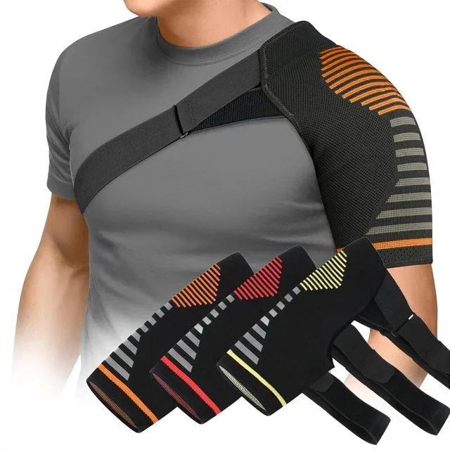 Professional Shoulder Brace - Support and Compression Sleeve, AC Joint - Arm Immobilizer Wrap, Stability Strap - for Men & Women 5