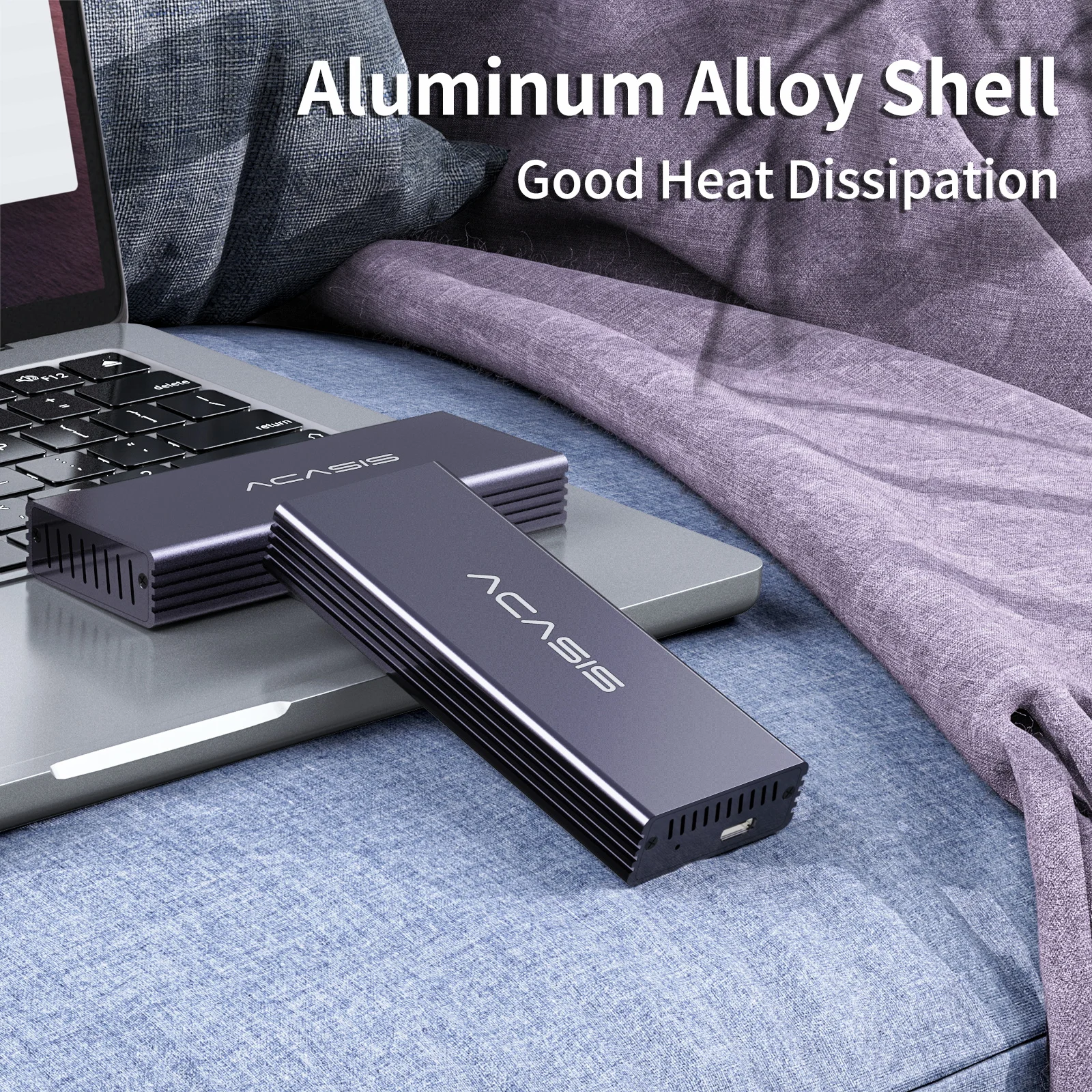 ACASIS USB C SSD Enclosure Suit Nvme SSD 12+16 PIN for