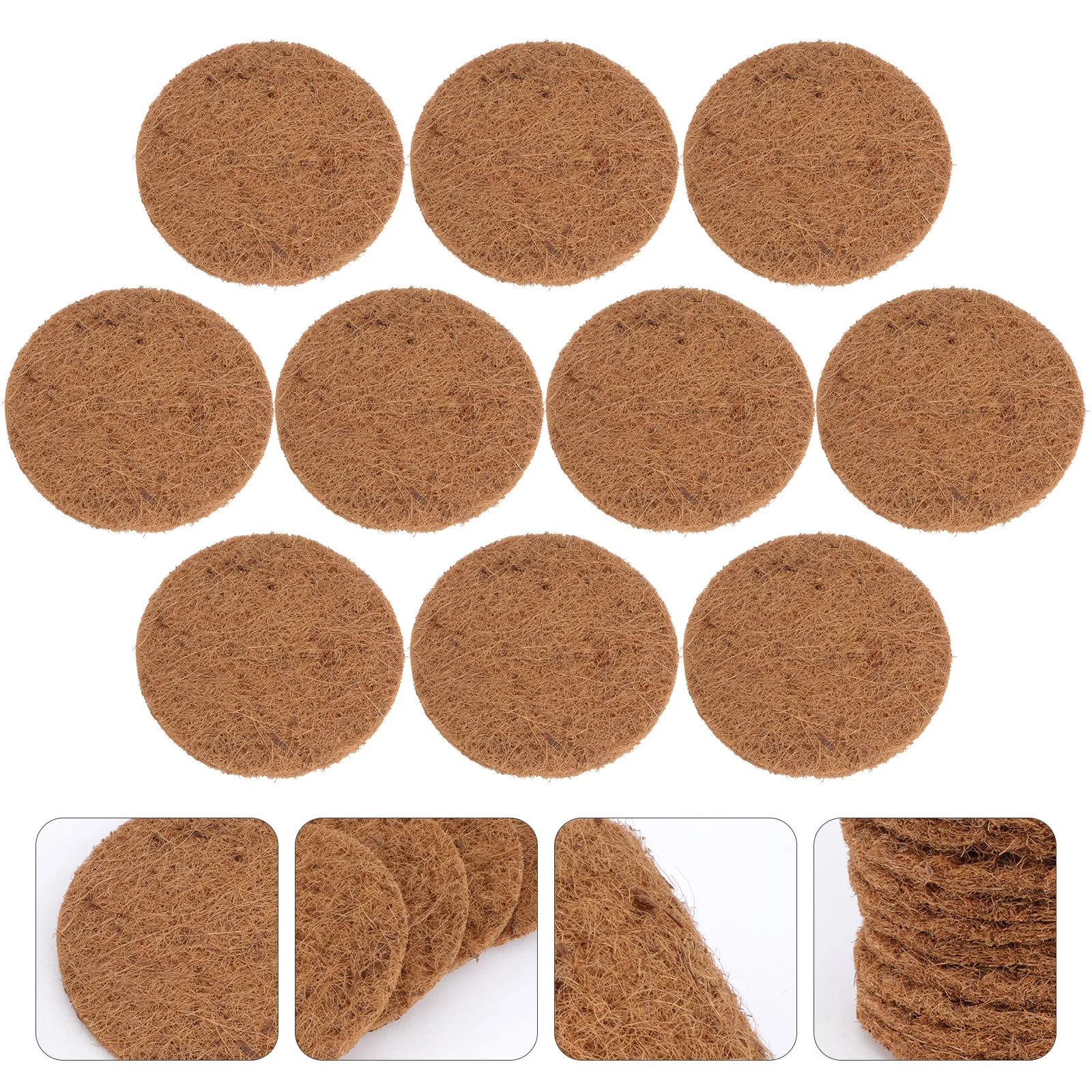 Pigeon Pet Supplies Nest Pad Dove Nesting Mat Breeding Bird Cage Pet Supplies Coconut Fiber Egg Pad Accessories bird cage accessories bird nest 10Pcs