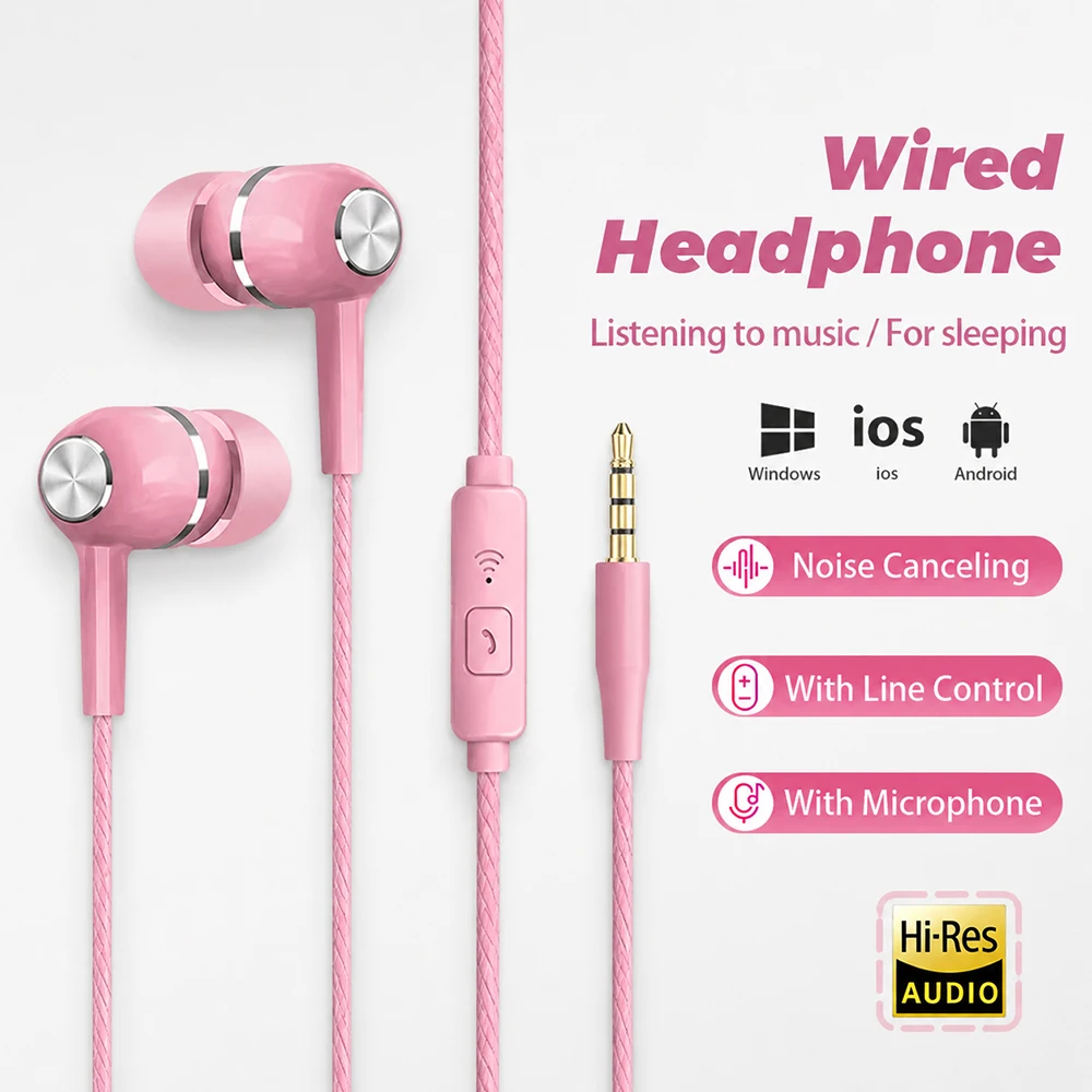 Premium HiFi Bass In-Ear Headset for Music, Gaming, Sports, and Everyday Use