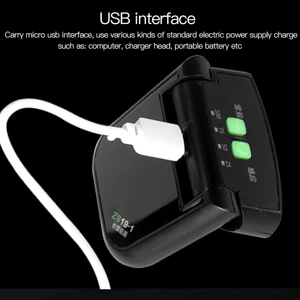 

Фонарь налобный светодиодный с датчиком и защитой от воды IP6