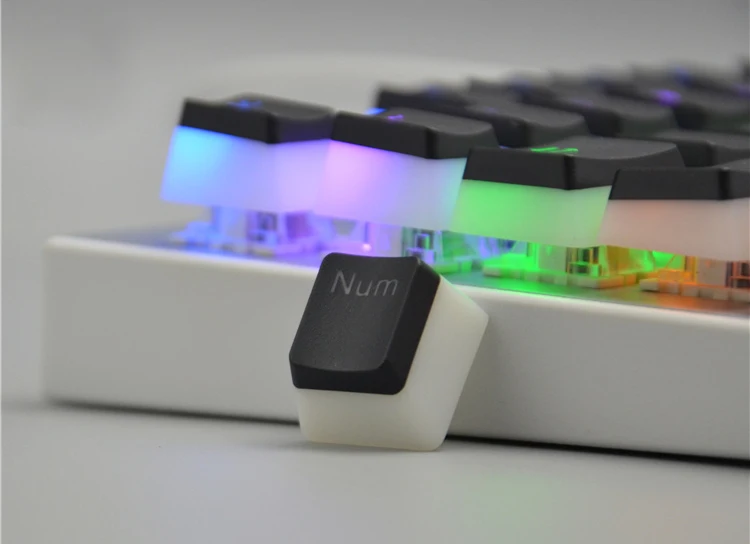 Pudding Keycaps Set - PBT, OEM, RGB Compatible