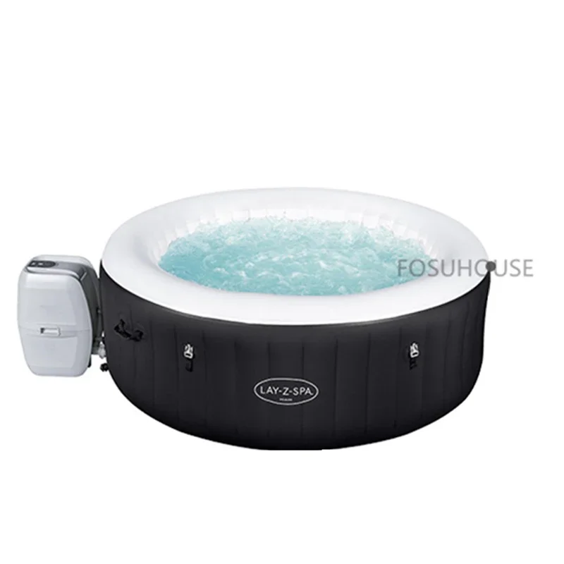 Description Picture 5 of itemModern Inflatable Bathtubs Whirlpool Outdoor Massage Constant Temperature Creative Heating Bathtub Light Luxury Massage Bathtubs