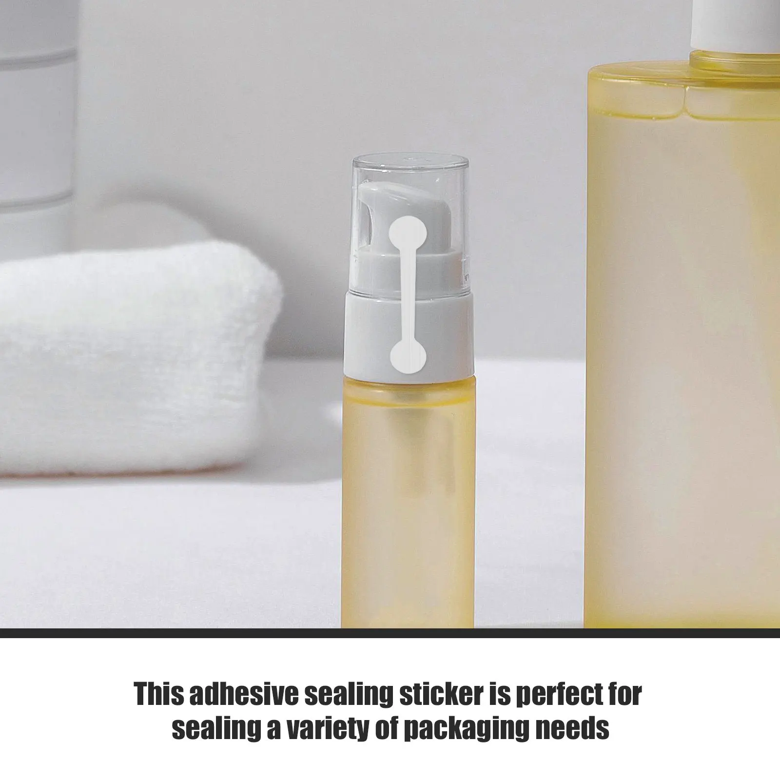 500Pcs 프리미엄 탬퍼-에비던트 씰링 스티커 병용 자체 접착 포장 씰 에센셜 오일 캡 튜브 박스