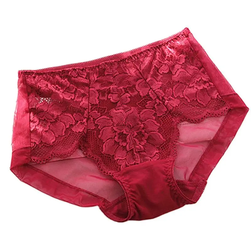4Pcs New Women's Panties Underwear Sexy Lace breifs Seamless Underpants Mid Waist Female Lingerie Ladies Underwear