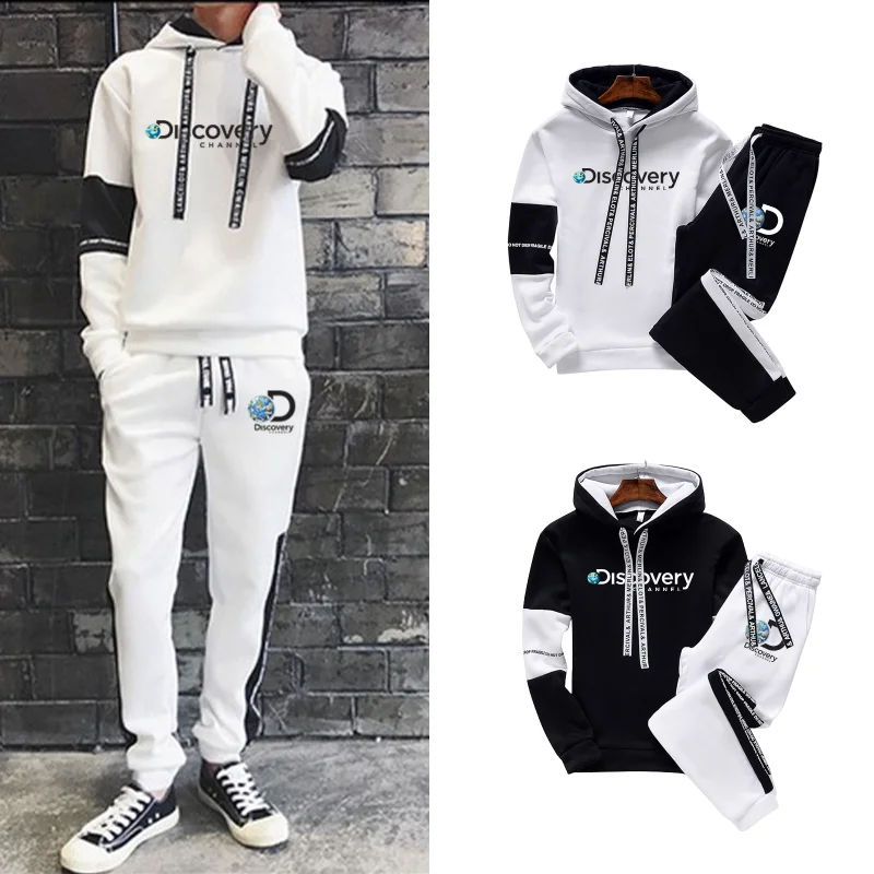 

Mens Tracksuits Luxury Printed Outdoor Training Hoodies Jogger Trousers Letter Print Sweater Tops and Sweatpant Tracksuits