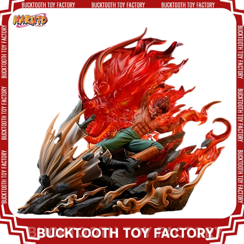 

28cm Naruto Anime Figure Might Guy VS Uchiha Madara Yekai Figurine Pvc Statue Model Doll Figures Collectible Room Decor Toy Gift