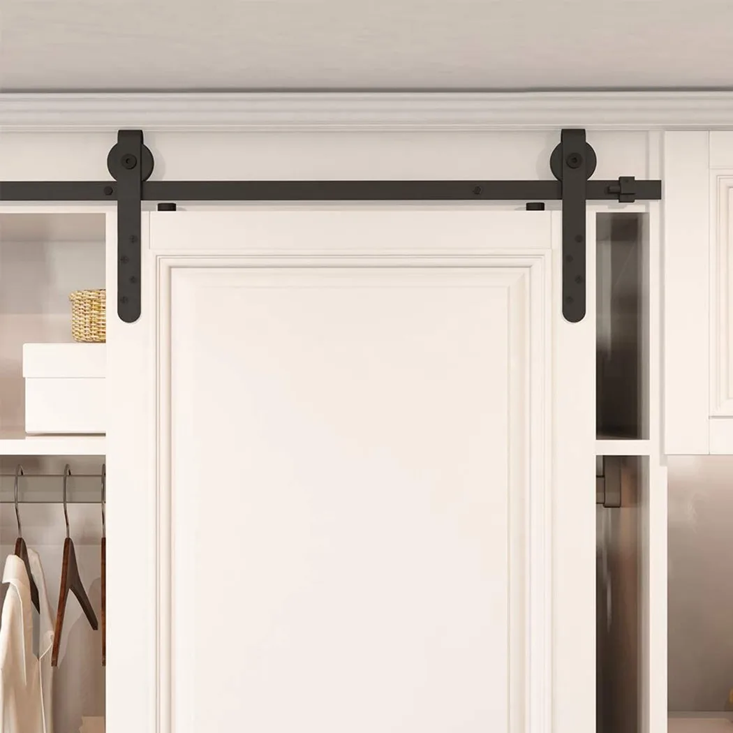 Description Picture 4 of itemDoor Hanger Hardware Kits I Shape Hanger Mini Rail Silent Sliding 1/2\\\" Thick 1/2\\\\\\\" Thick Sturdy Hot Practical