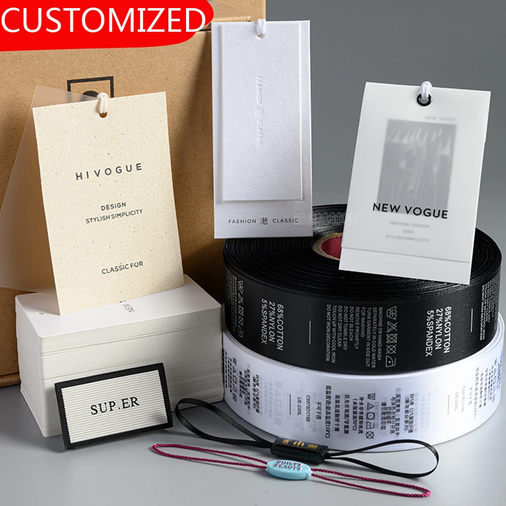 

Индивидуальные Высококачественные подвесные этикетки, этикетки для одежды, торговой марки, производство одежды, бумаги, бирки для шитья, печатные бирки, бесплатная доставка