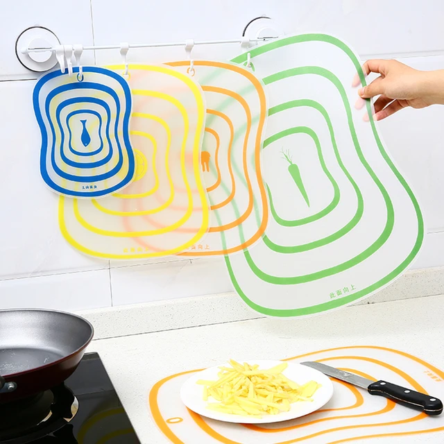 Transparent and Flexible Cutting Board for Cutting Fruits Household Durable  Gadgets Chopping Blocks Kitchen Accessories - AliExpress