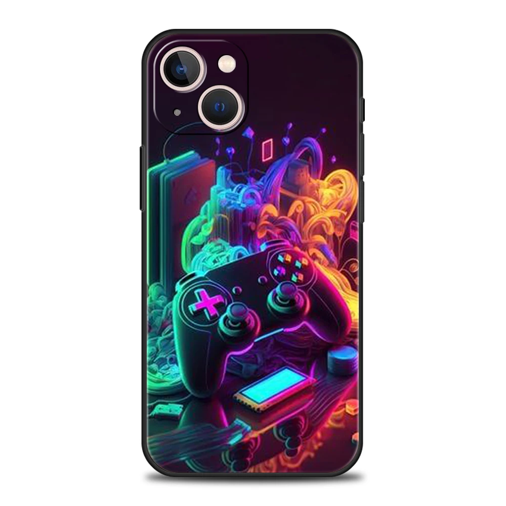 Retro Game Controller Shockproof Silicone Phone Case