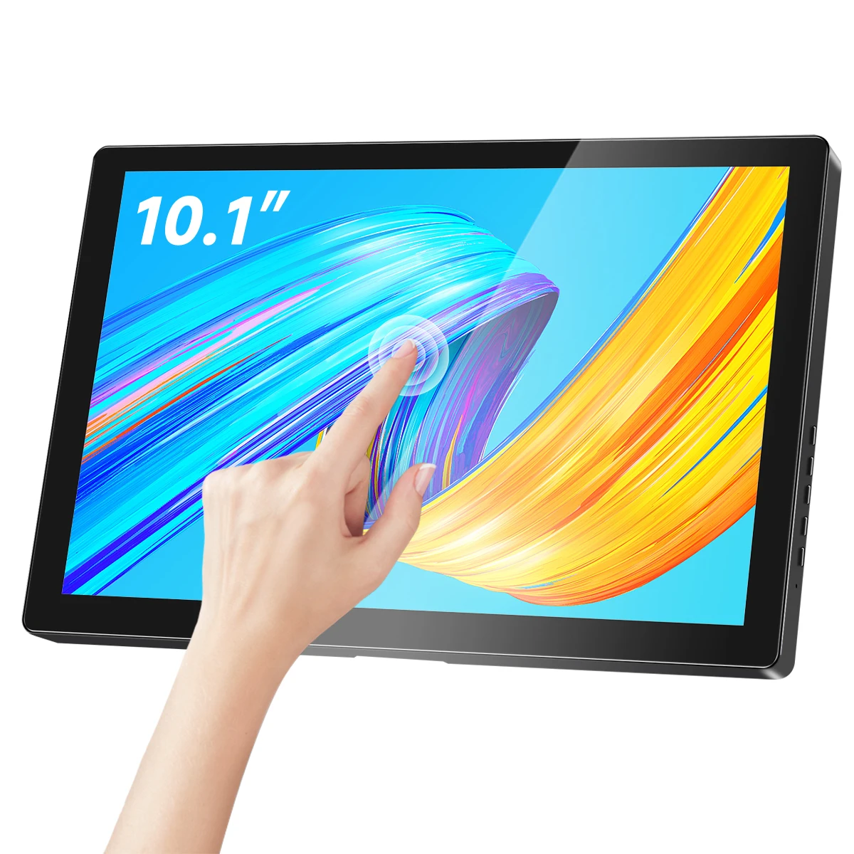 10.1 인치 터치 휴대용 모니터, 1920x1200 USB HDMI 호환 컴퓨터, Windows 10, ps4 스위치 Xbox 휴대폰 노트북 게임용 모니터 