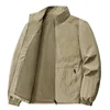 Spring Autumn New Men's Jacket Outdoor Sports Casual Loose Korean Style Middle Aged And Elderly Jacket Male Outerwear