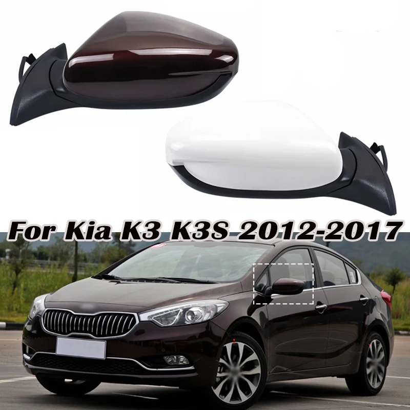 Auto Mirror 3/5 Wire Electric Adjustment Lens Heating For Kia K3 K3s