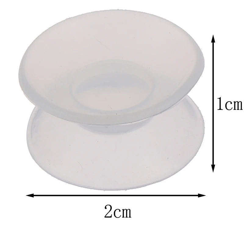 Double Sided Suction Cup Sucker Pad 10Pcs For Glass Plastic Clear Sucker Holder