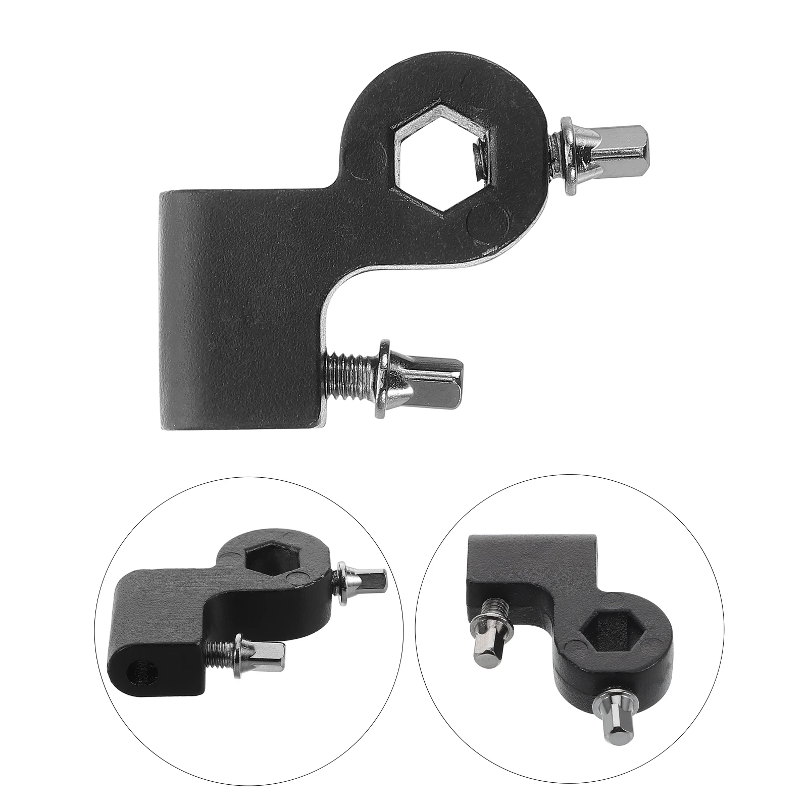 Black Drumstick Holder Bracket Drum Hammer Beater Pedal Mount Display Clamp Rack Support Set Jazz Accessories Hardware Musical