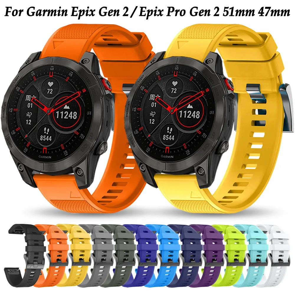 Cinturino Smartwatch Quickfit Per Garmin Epix Gen 2 / Epix Pro Gen 2 51Mm 47Mm Cinturino Fenix 7 7X 6 6X Pro 5 5X Plus 22Mm 26Mm Bracciale
