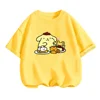 Pom Pom Purin Tshirt Set Kids Cartoon Casual Summer Teen Short-sleeved Girls T-shirt Men Clothes Boys Hello Kitty Clothing 6