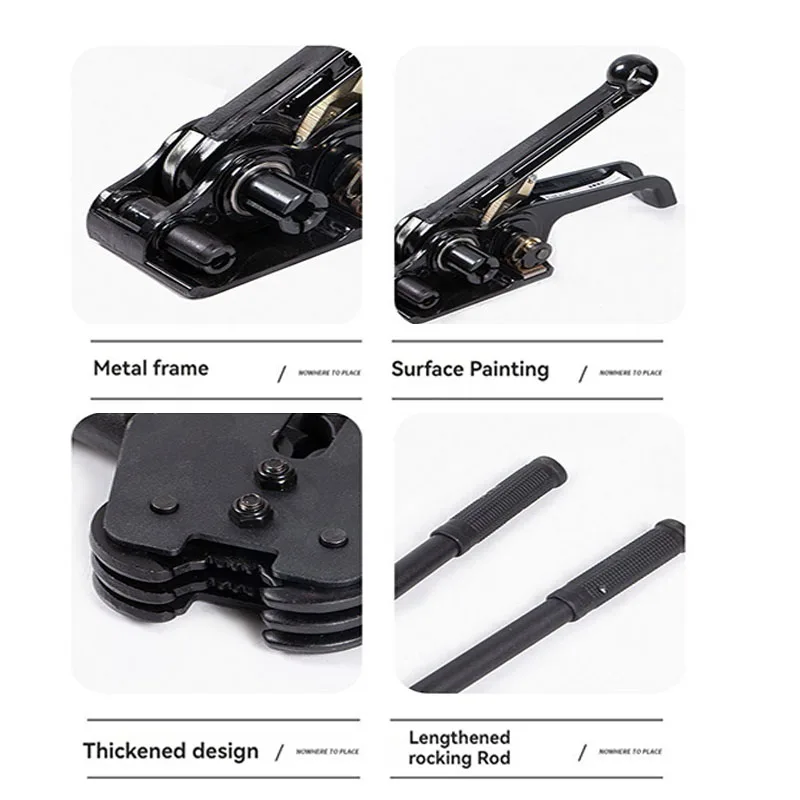 Plastic Steel Belt Manual Strapping Machine Packaging Strapping Banding Kit Tensioner Packing Machine