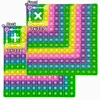 12x12&12+12 Addition Multiplication Math Toys, Quick Push Game Pop Learning Manipulative Times Table Educational Toys for Kids 1