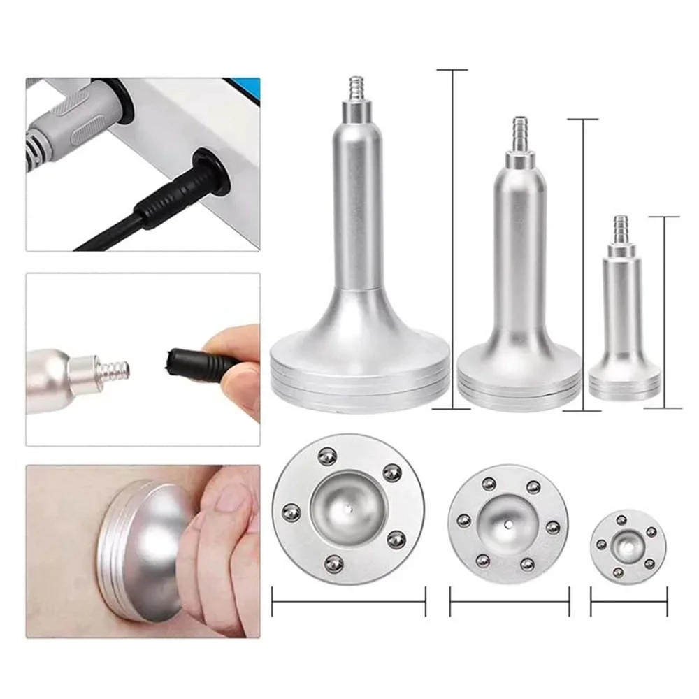 Máquina Eléctrica de estimulación muscular, aparato de masaje al vacío, moldeador corporal, calor infrarrojo, ondas rusas, EMS, 3