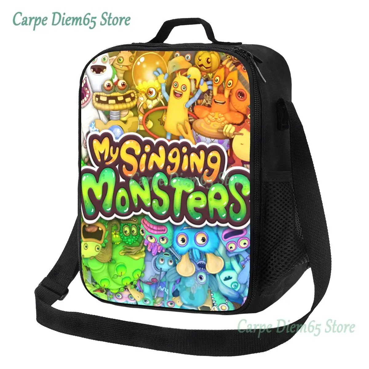 Custom My Singing Monsters Lunch Bag Uomo Donna Warm Cooler Insulated Lunch Box Per Bambini In Età Scolare