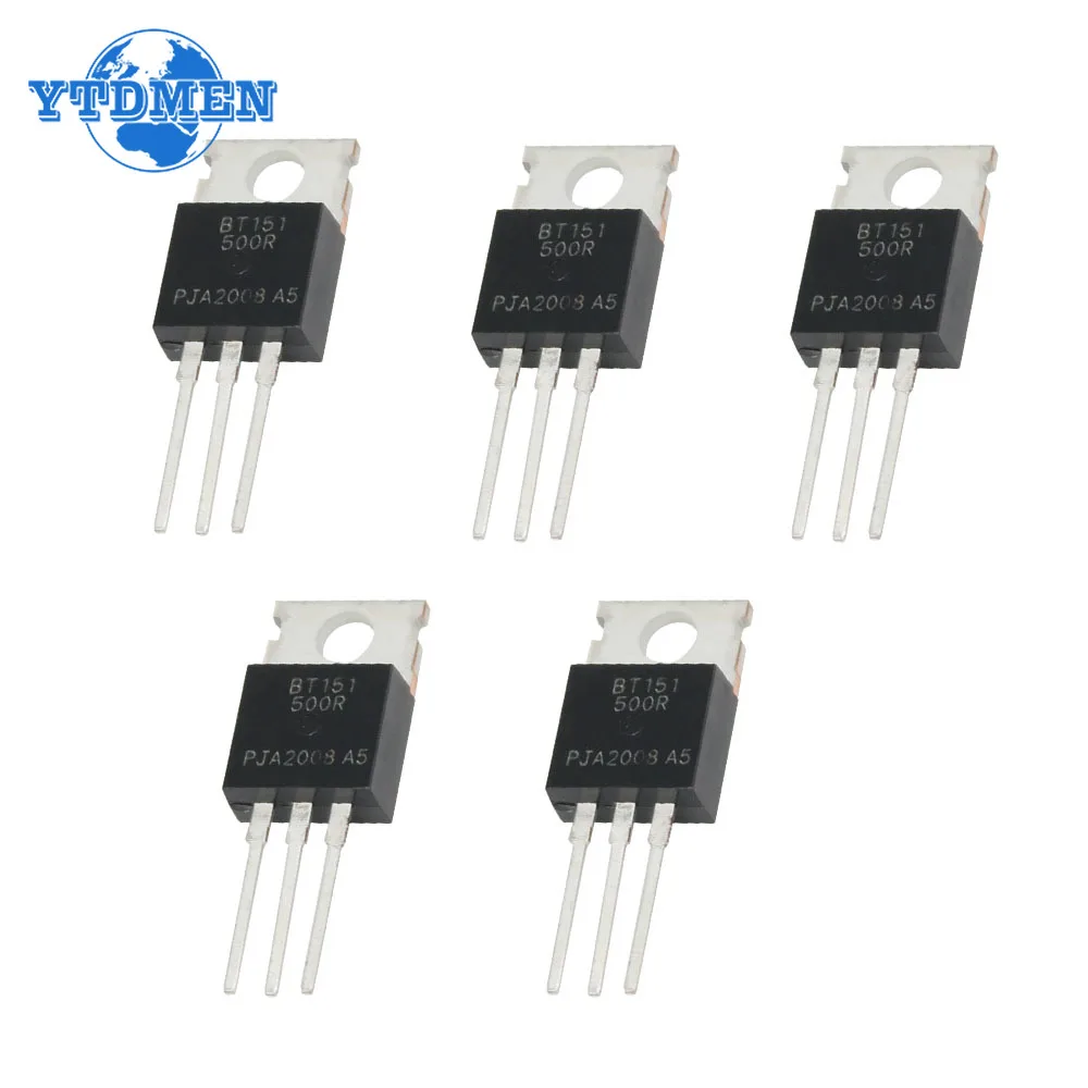 5PCS TRIAC Thyristors BT137-600E BT151-500R TO-220 BT137 BT151 Transistor Kit