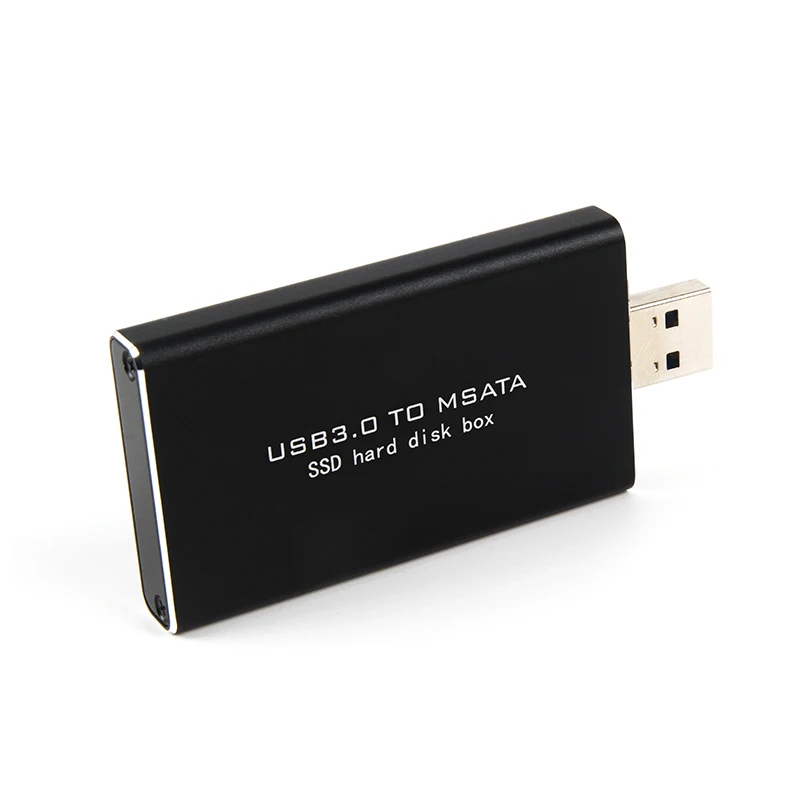 External Hard Drive Case MSATA to USB 5Gbps USB 3.0 to mSATA SSD Enclosure USB3.0 mSATA Case Hard Disk Adapter M2 SSD External HDD Mobile Box HDD Case
