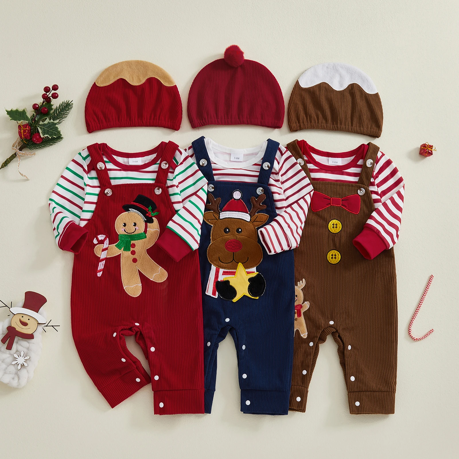 Baby Christmas Outfit Set 1