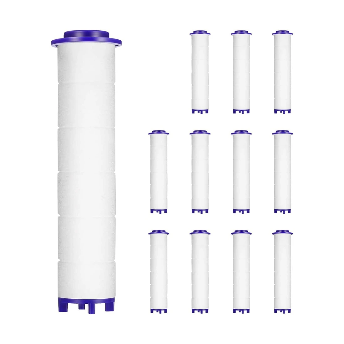 

Filter Cartridge for Vortex Shower Head 3.7in Set of 12 Replacement Filter Cartridge for Detachable Propeller