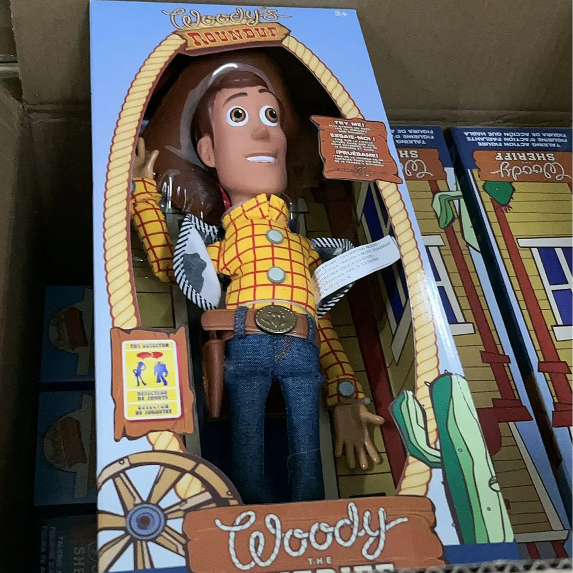 

Original Disney Toy Story 4 Woody Sheriff Talking Action Figures Pixar Anime Buzz Decoration Collection Figurine Kids Gift Toy