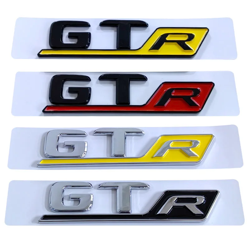 Подходит для нового логотипа Mercedes-Benz AMG GTR, модифицированный цвет, логотип задней двери автомобиля, наклейка на заднюю дверь автомобиля