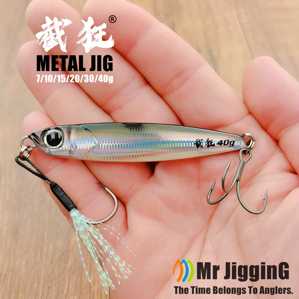 Owner GJ-85 Metal Jig Lure – 3.0 Oz Shooting Jig, Bright Zebra #19, For Shore & Saltwater Fishing - View #10