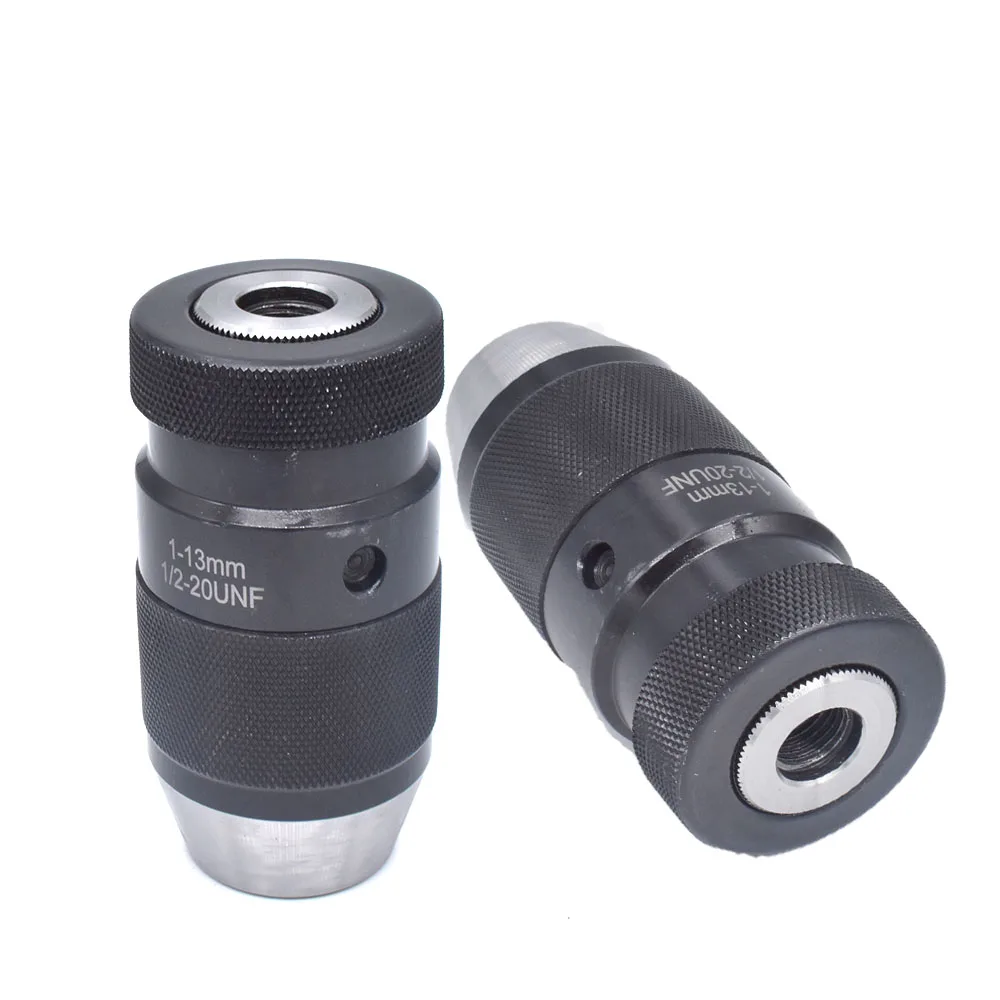 1-13mm 1/2 20unf thread drill chuck collet chuck 3/8-24UNF 1-16 5/8-16UNF keyless self-tightening for drilling machine drill chuck collet chuck spring collet chuck