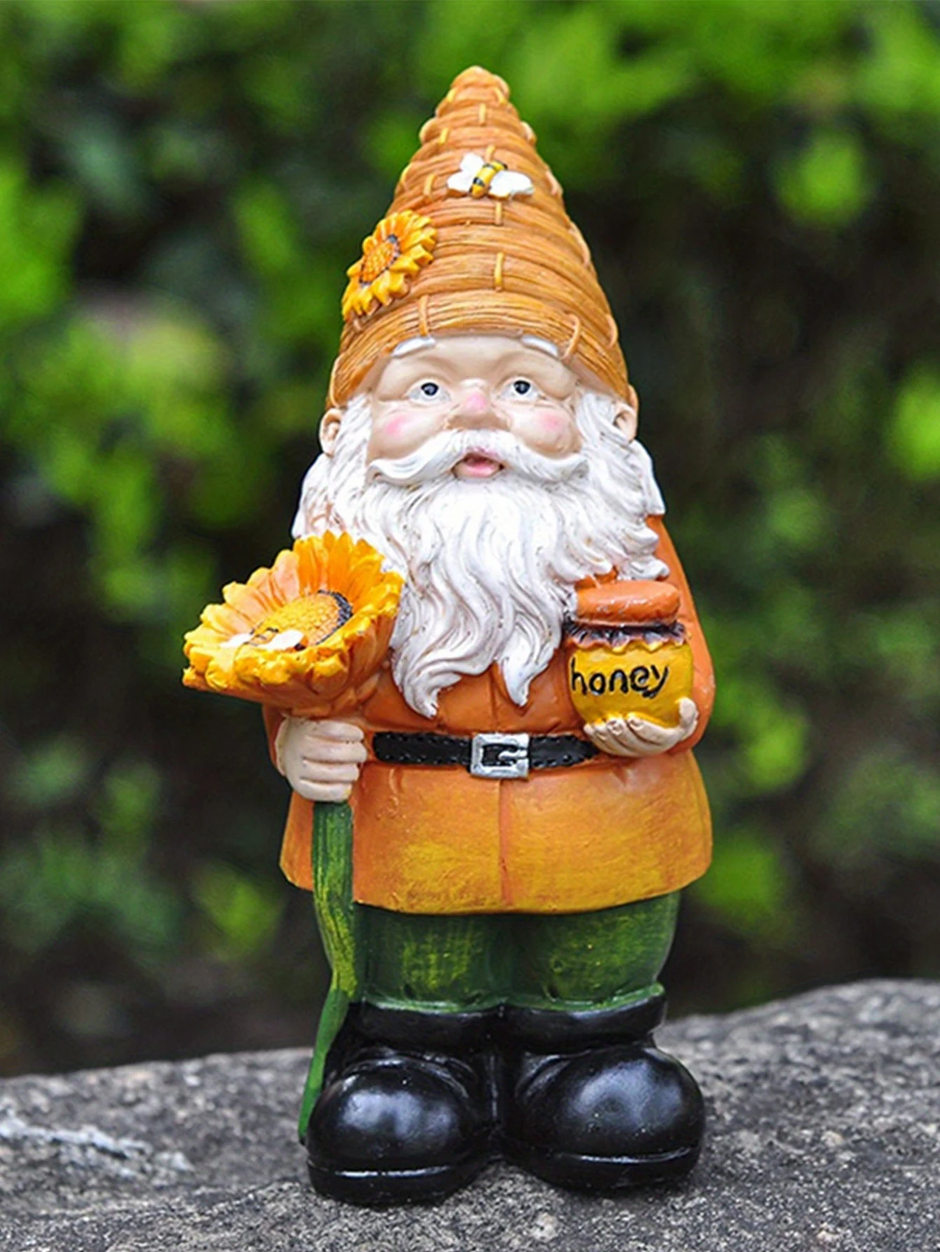 Sunflower Gnome Garden Sculpture 2 | Sunflower Gnome Garden Sculpture 2