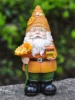 1pc fat man garden gnome dwarf statue 2