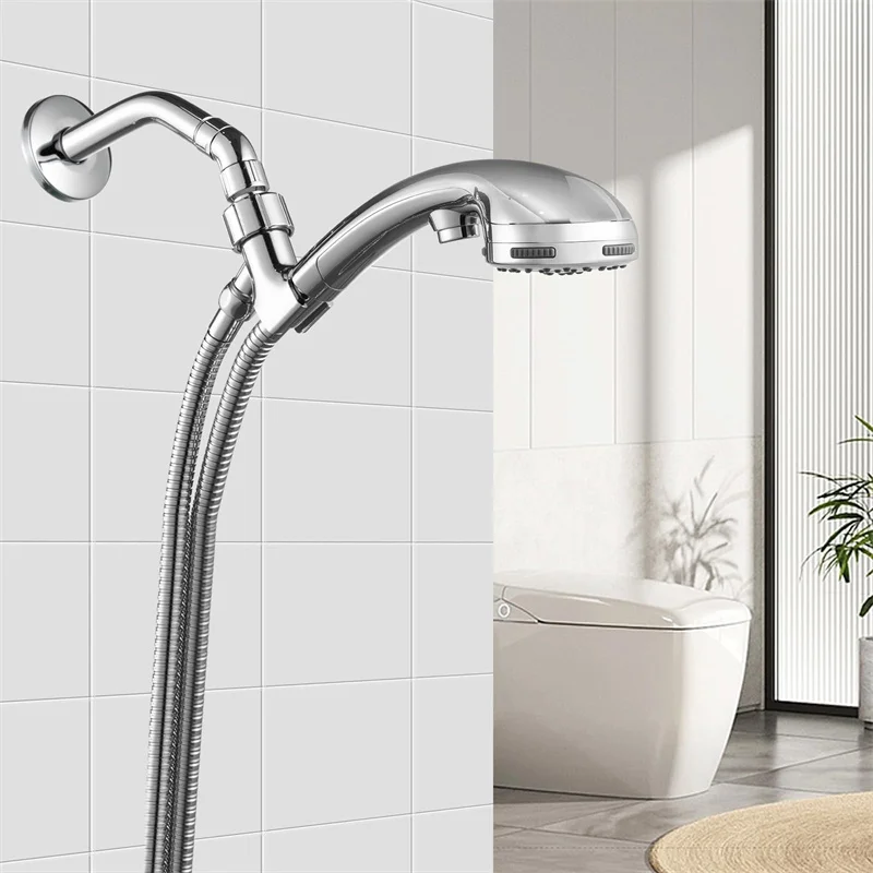 Shower Head Elbow Adapter Shower Top Spray Elbow Chrome Angle Shower Head Connector Bathroom Accessories 6