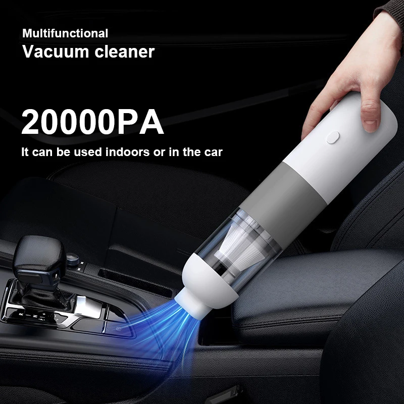 

Portable Mini Handheld Wireless Vacuum Cleaners 4000Pa Strong Suction Car Cordless Cleaner Robot Smart Home Mini Vacuum Cleaner