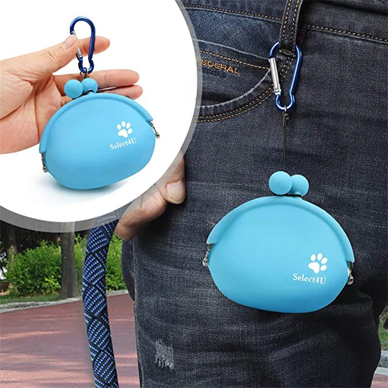 Pet Dog Train Food Snacks Pockets Bag Walking Dog Training Food Storage Waist Pet Travel Outdoor Product Treat Bag dog treat bag dog training supplies