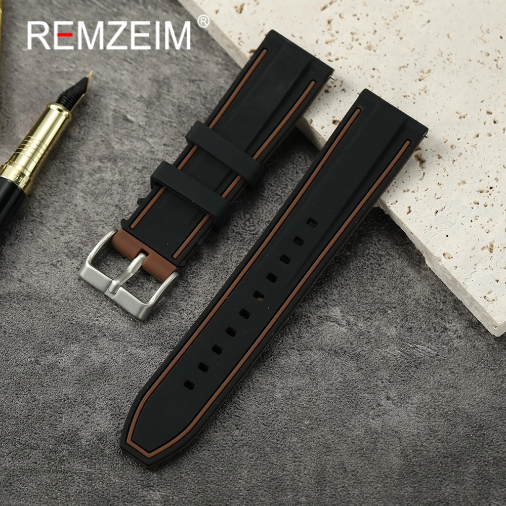 Premium Quick Release Silicone Sport Strap - Soft, Durable Rubber Wristband