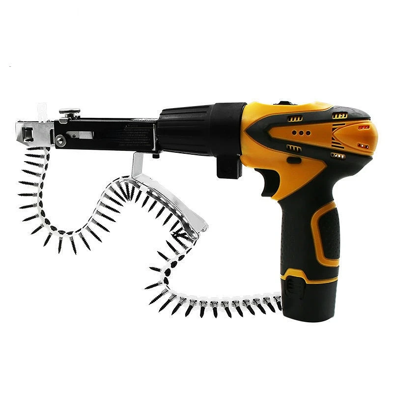 

Screwdriver Head Automatic Nail Gun for Electric Chain Woodworking Gypsum Board
