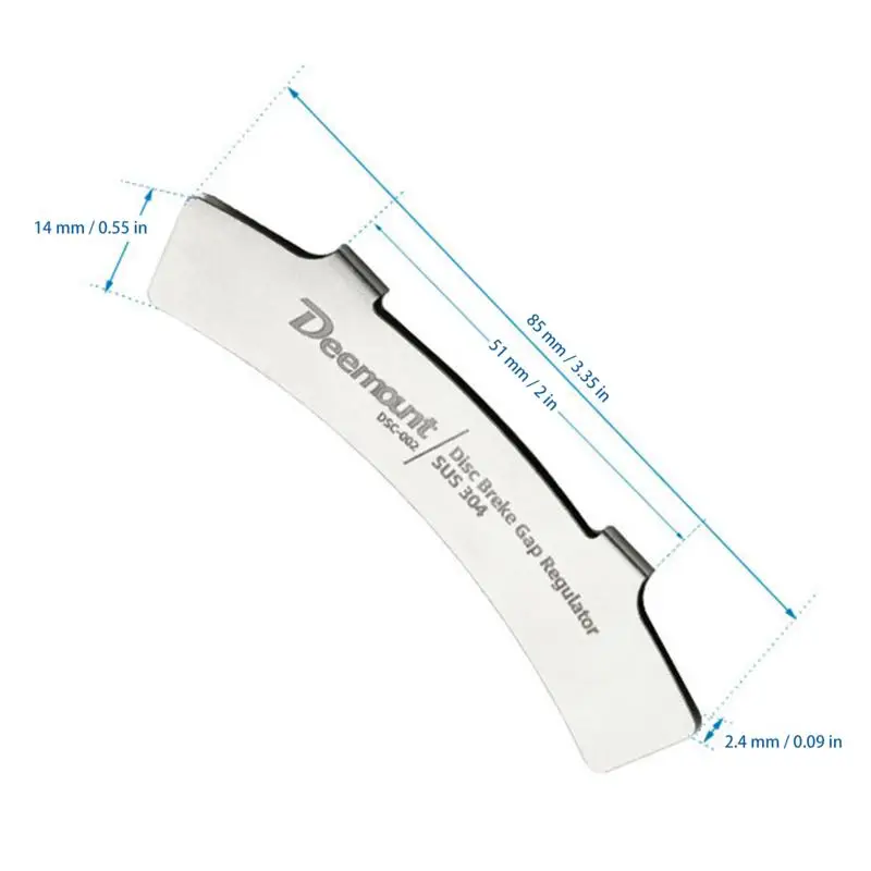 MTB Bremsscheiben-Ausrichtungstool – Edelstahl, 3 Öffnungen Für 15/18/42 Mm