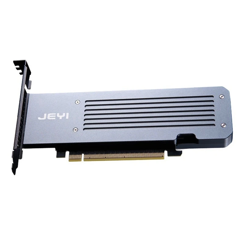 

JEYI Ihyper-Pro M.2 X16 до 4X PCIE3.0 NVME Четыре диска SSD массив карта алюминиевый сплав радиатор PCIE сигнал разделение массива карта