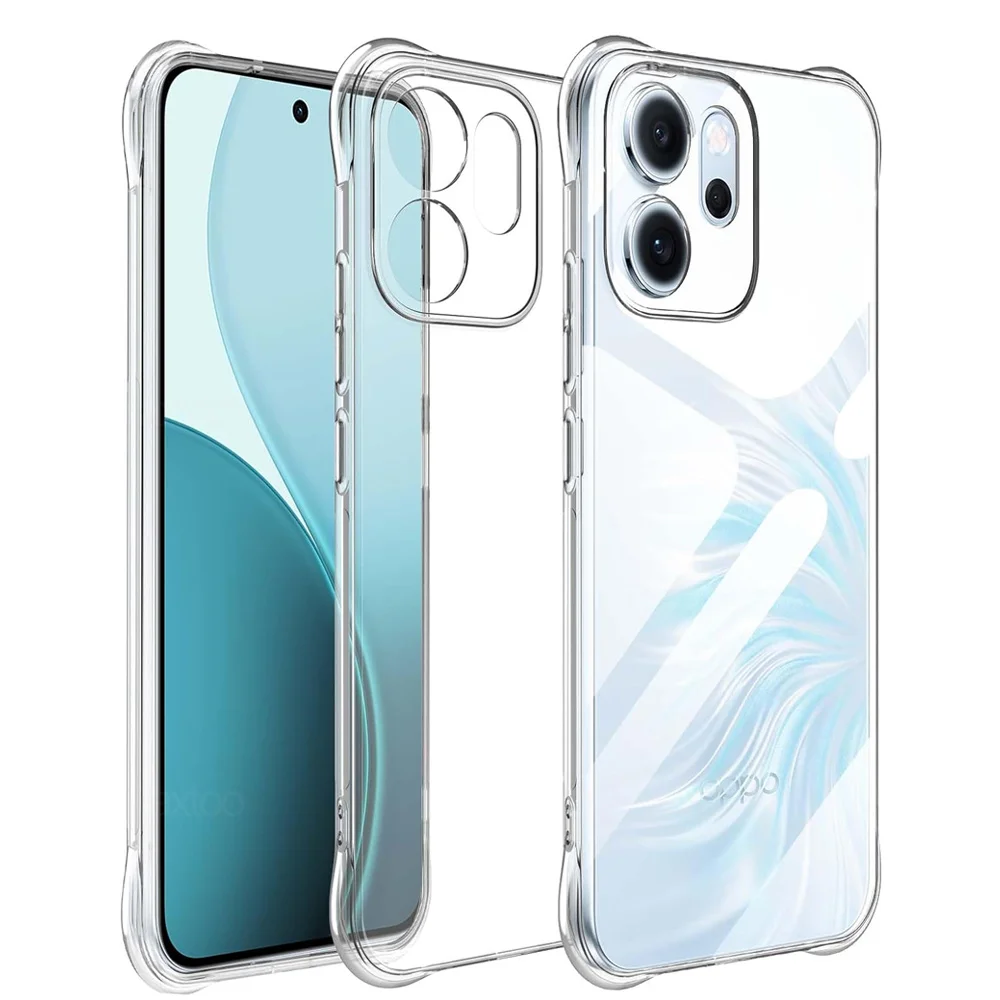 Shockproof Transparent Silicone Armor Phone Case