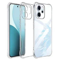Shockproof Transparent Silicone Armor Phone Case for 14F (Transparent)