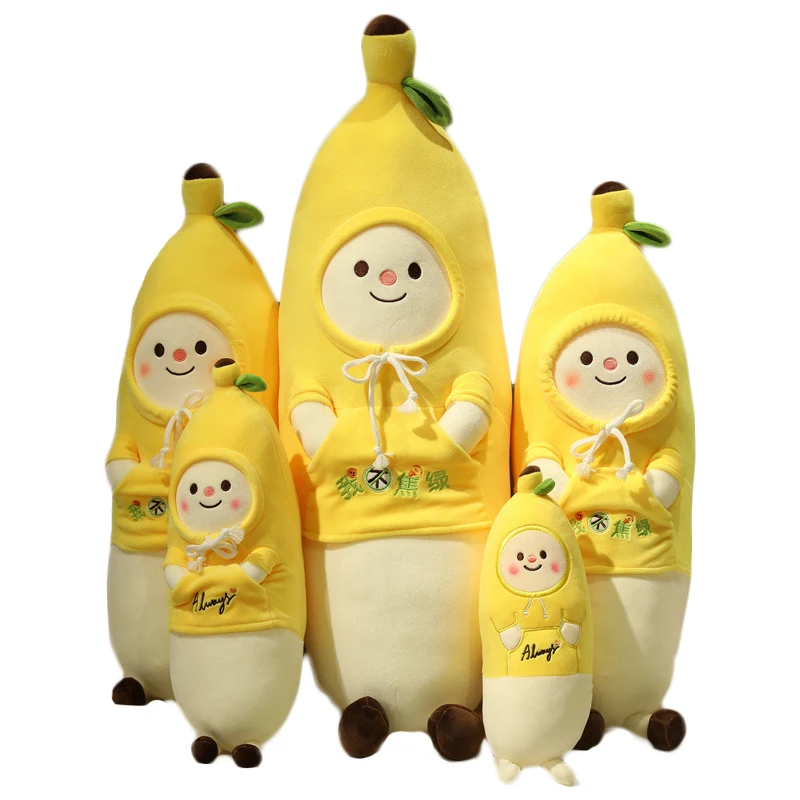 

Cute Baby Banana Plush Toy Creative Fruit Plush Toy Funny Banaba Baby Throw Pillow Cushion Home Decor Birthday Gift