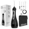 SEAGO New Oral Dental Irrigator Portable Water Flosser USB Rechargeable 3 Modes DIY Mode IPX7 Water for Cleaning Teeth SG833 1